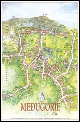 Mapa de Medjugorje Original